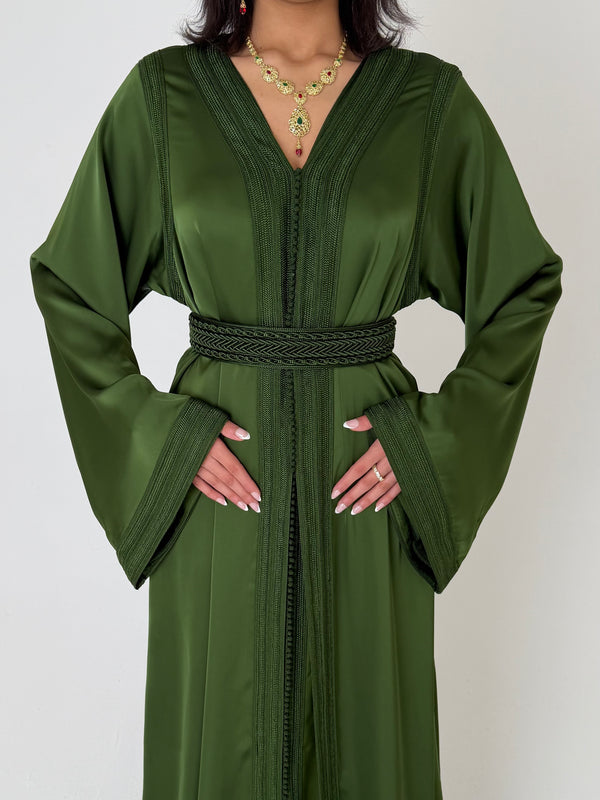 Olive Green Caftan - PRE ORDER