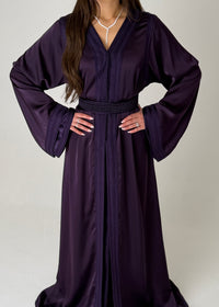 Purple Silk Caftan - PRE ORDER